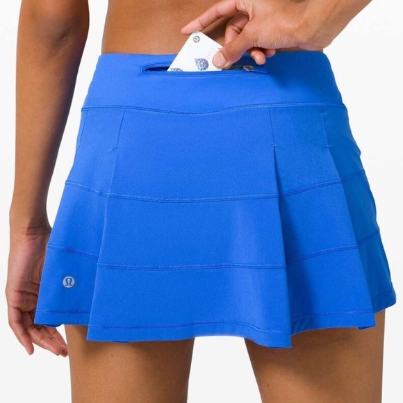Lululemon Pace Rival Skirt (Regular) 4-Way Stretch 13” in Wild Bluebell SZ 6 EUC - Picture 2 of 6
